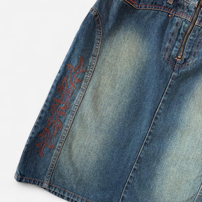 Y2K Mary-Kate & Ashley Denim Skirt (XS/S)