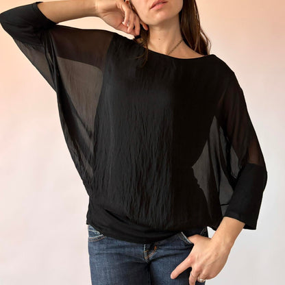2000s Deadstock Italian Slouchy Top (M)