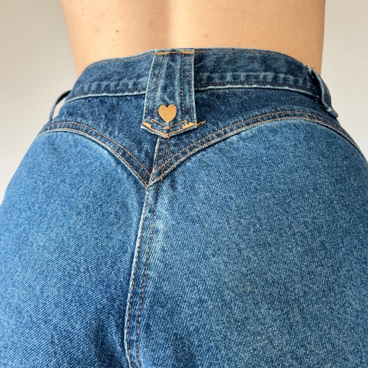 80s Western Heart Jeans (S)