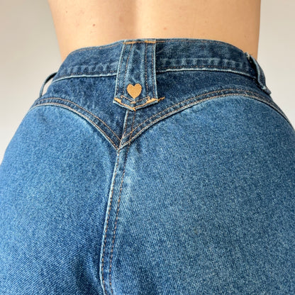 80s Western Heart Jeans (S)