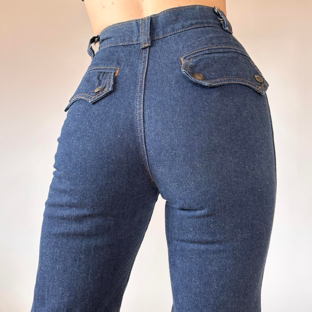70s Dark Wash Jeans (XXS)