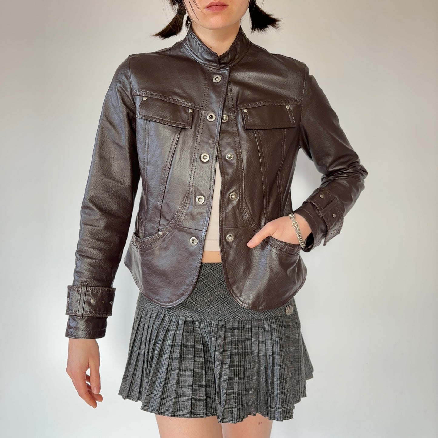 2000s Leather Jacket (S)