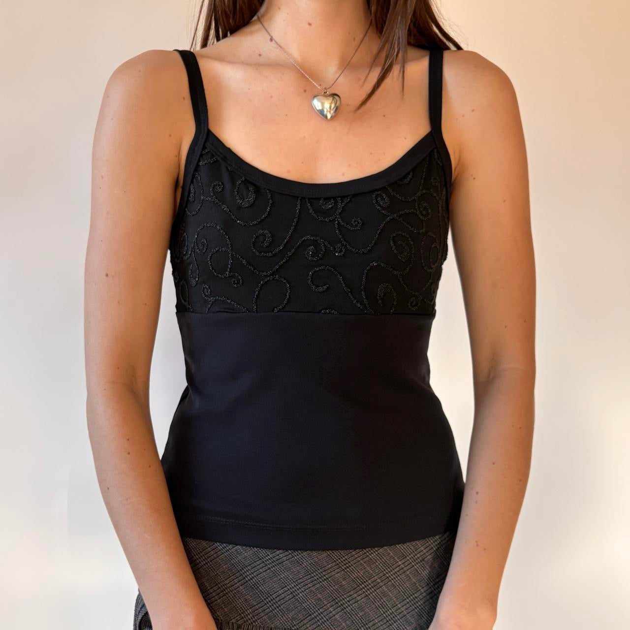 Morbid Threads Beaded Tank Top (XS/S)