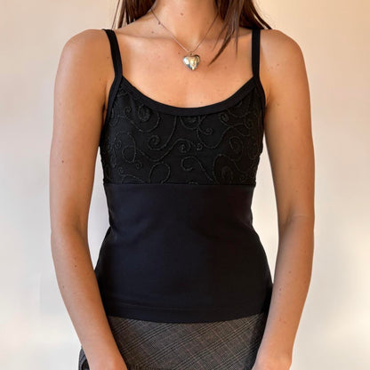 Morbid Threads Beaded Tank Top (XS/S)