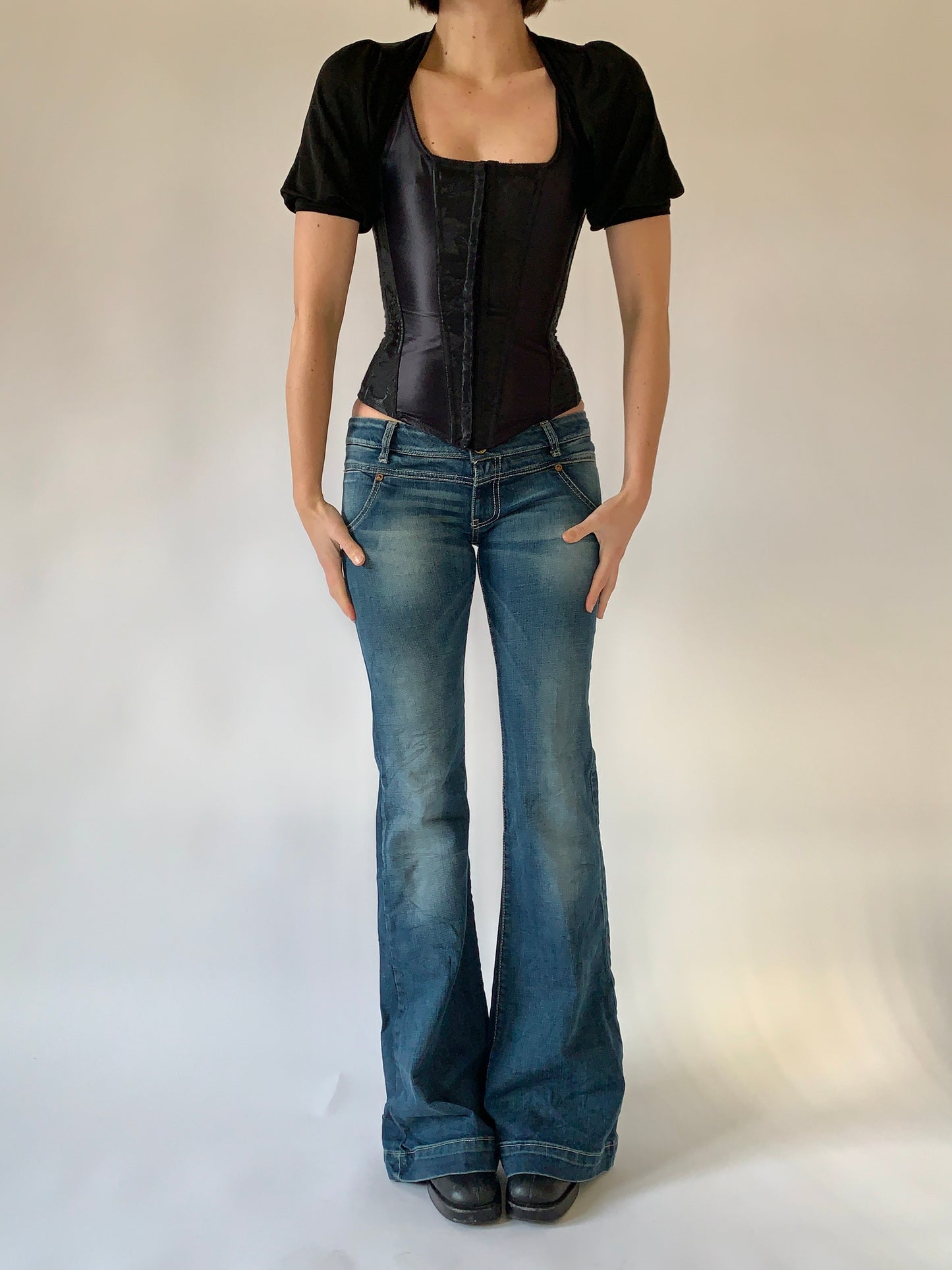 Italian Low Rise Jeans (S)