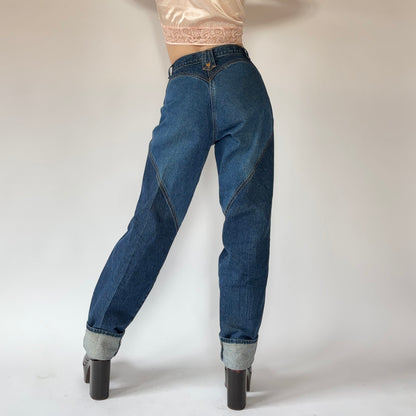 80s Western Heart Jeans (S)