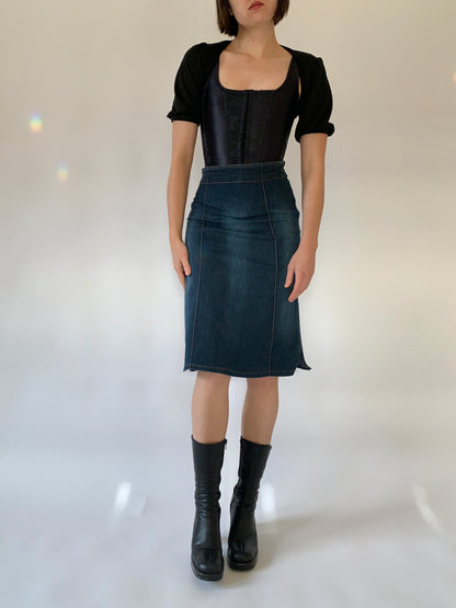 Y2K Denim Midi - Small