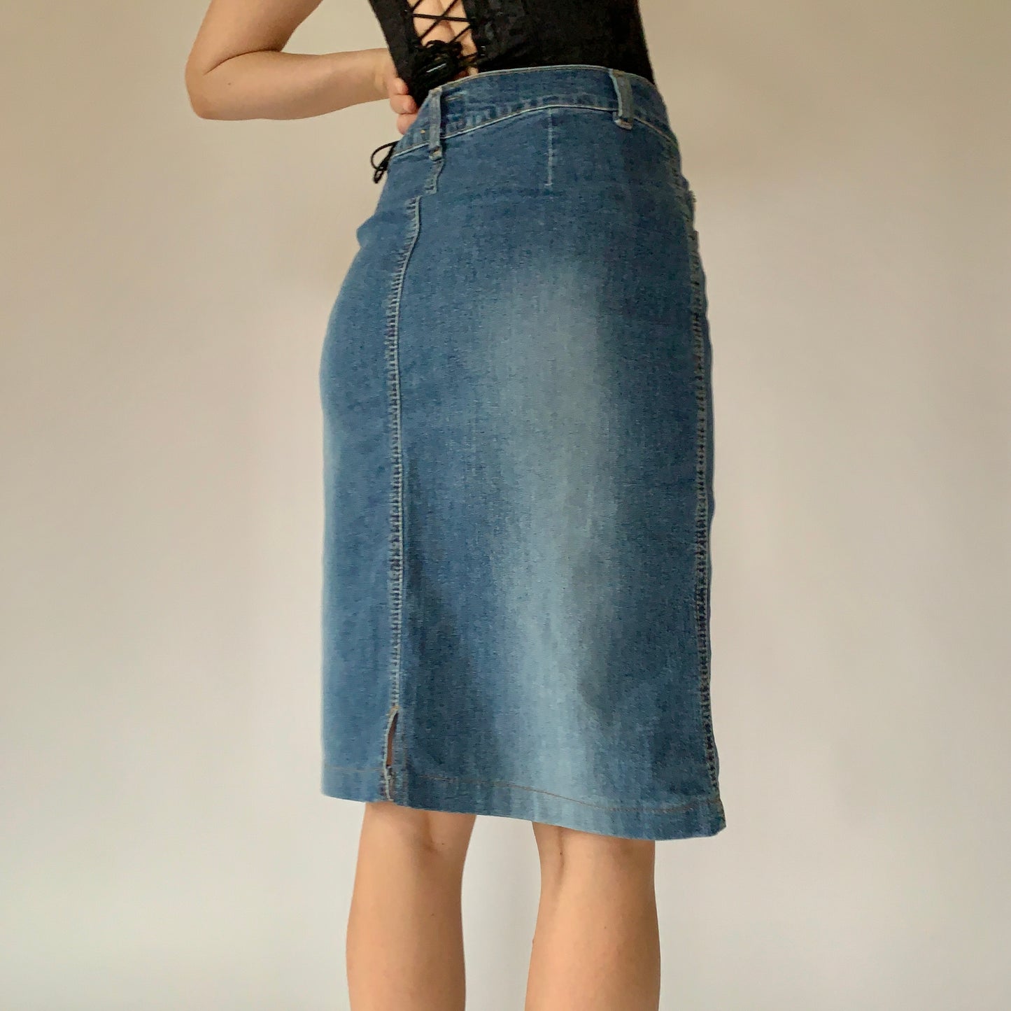 Y2K Denim Midi (S)