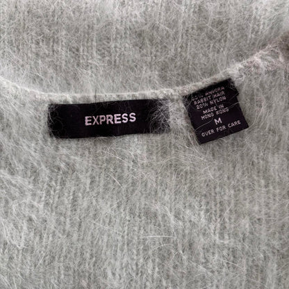 Minty Angora Knit Sweater (S/M)