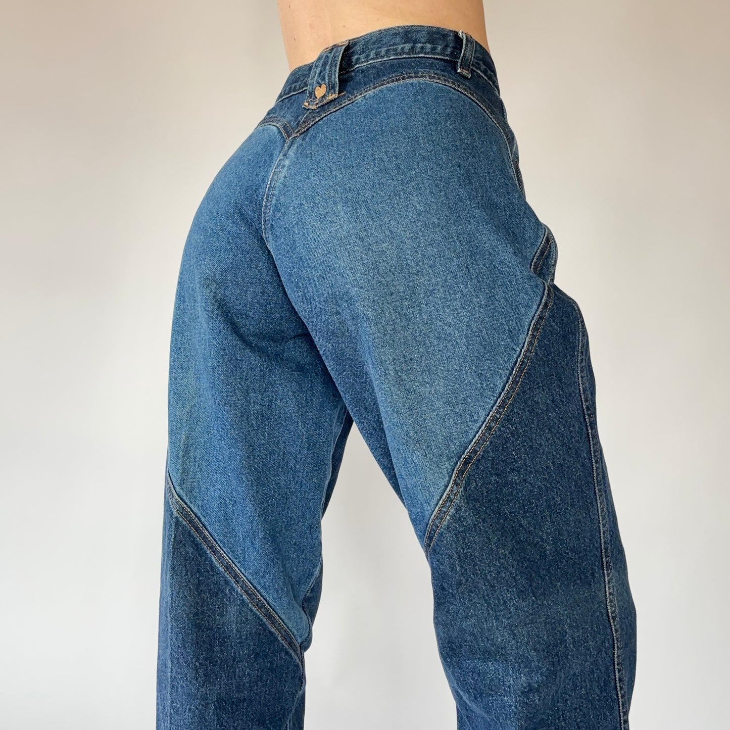 80s Western Heart Jeans (S)