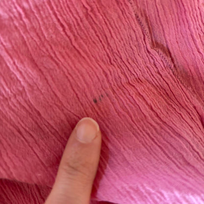 Y2K Pink Ruffly Button Up Top (M/L)