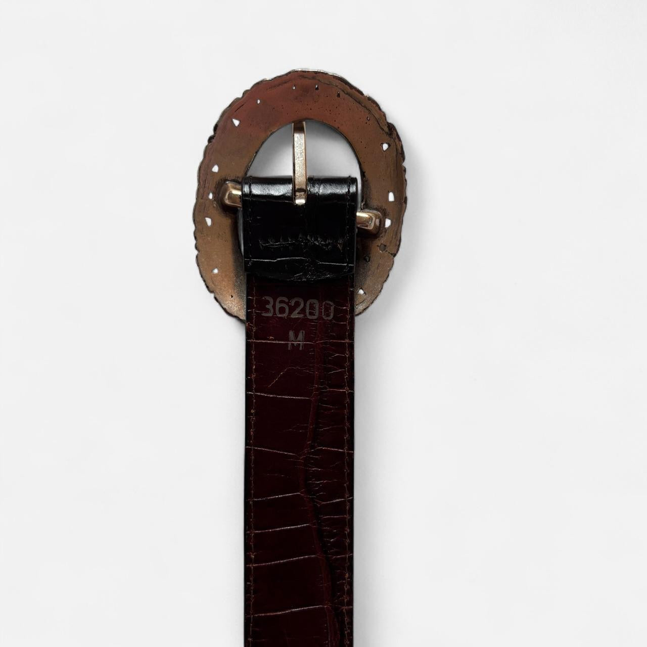 Western Reversible Leather Belt