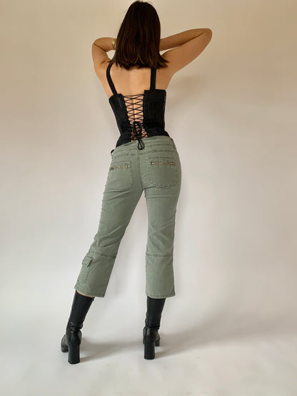 Y2K Cargo Capris (S)