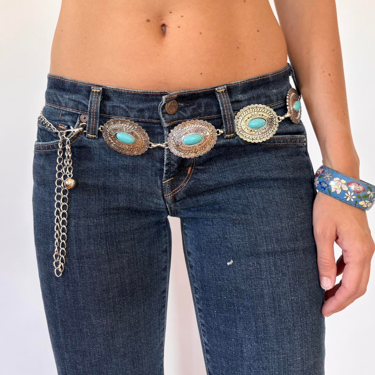 Western Concho Chain Belt