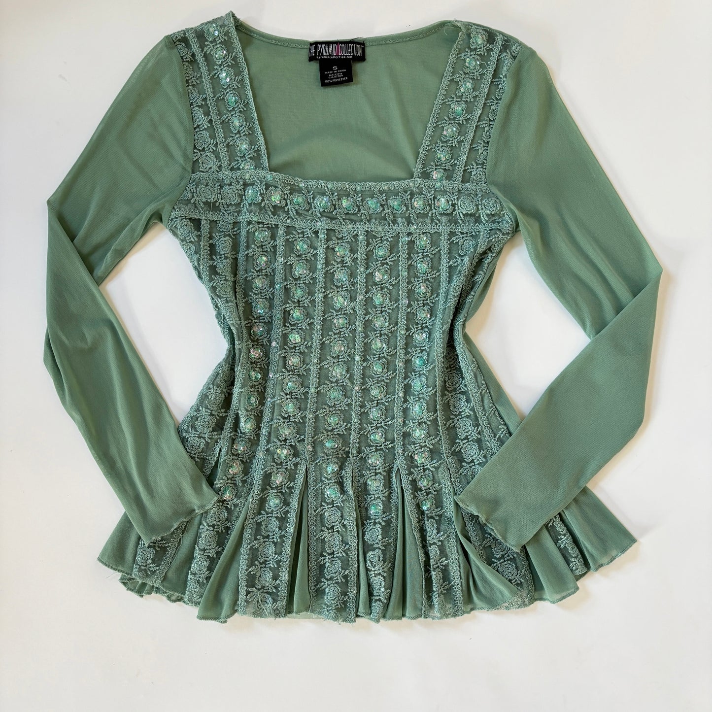 Y2K Fairy Mesh Blouse (S)