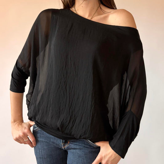 2000s Deadstock Italian Slouchy Top (M)