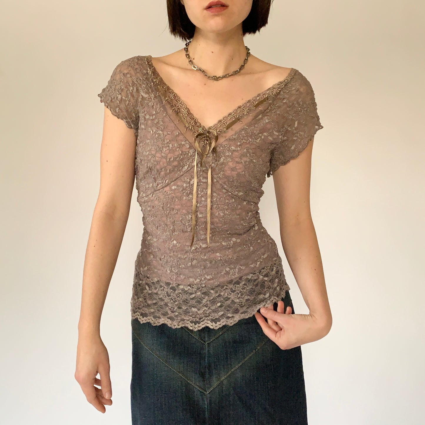 Boho Fairy Lace Top (L/XL)