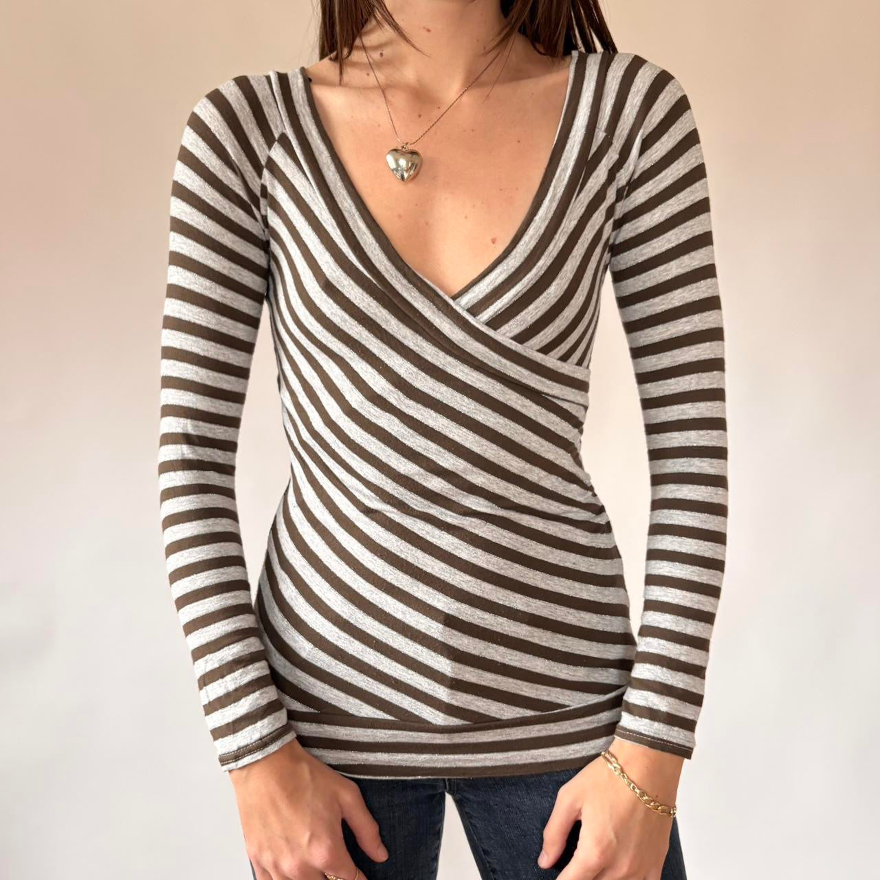 00s French Striped Top (S)