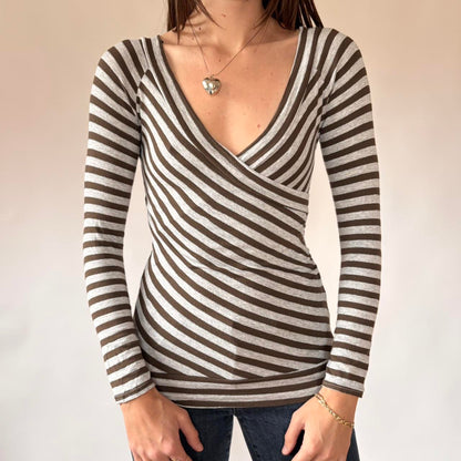 00s French Striped Top (S)