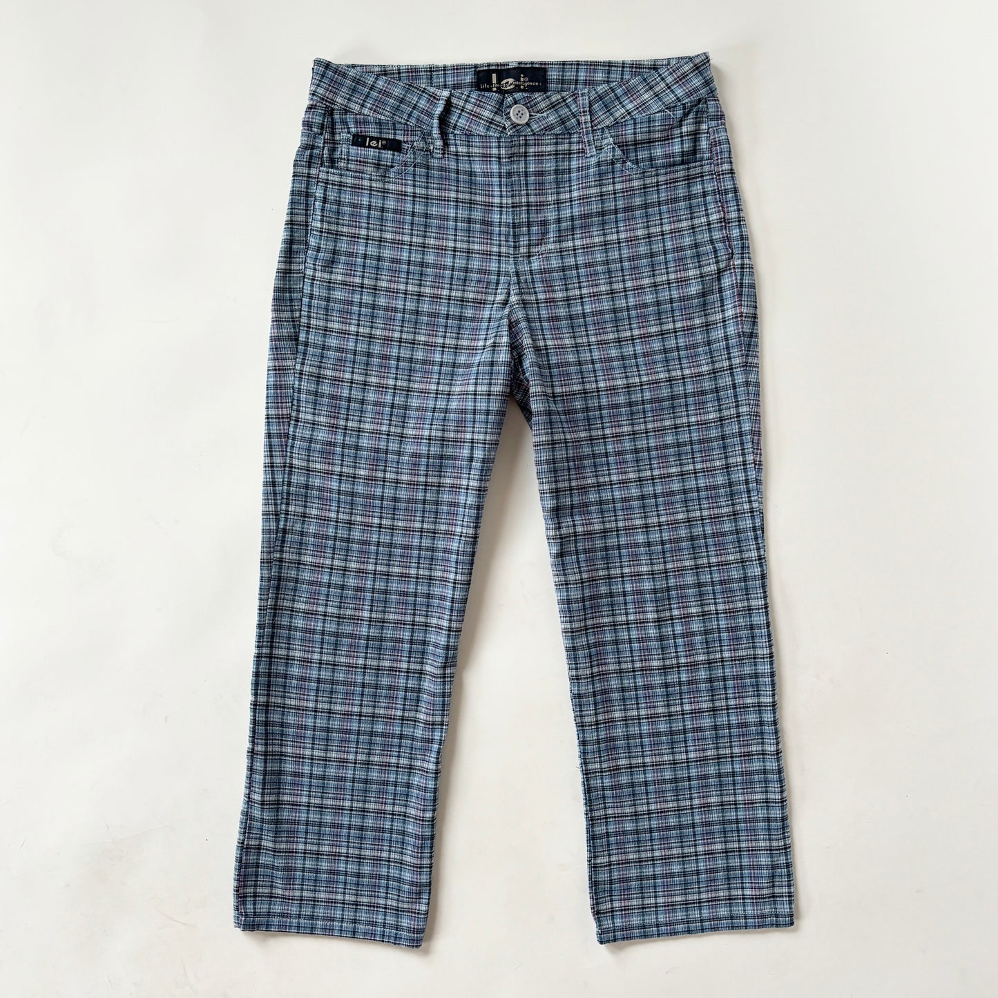 2000s Plaid Capris (XS/S)