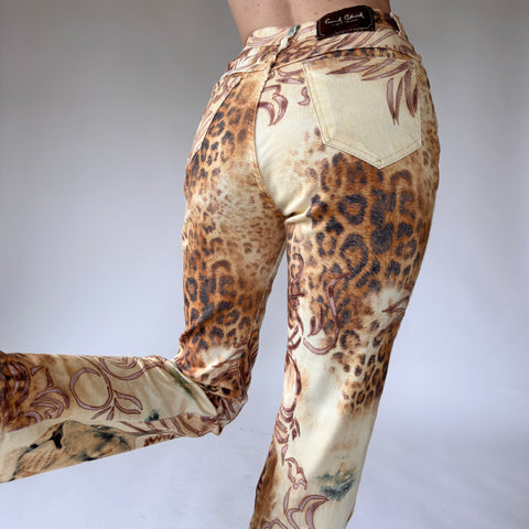 2000s Safari Print Pants (XS/S)