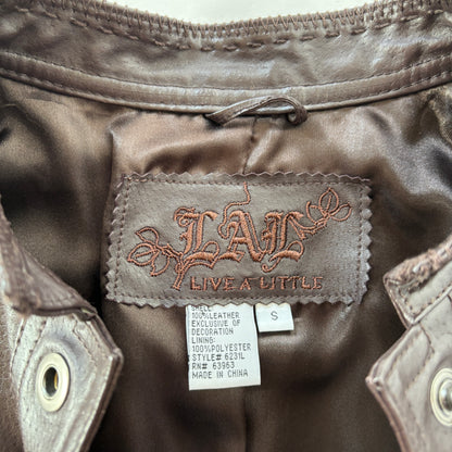 2000s Leather Jacket (S)