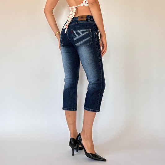 Y2K Denim Capris (XS)