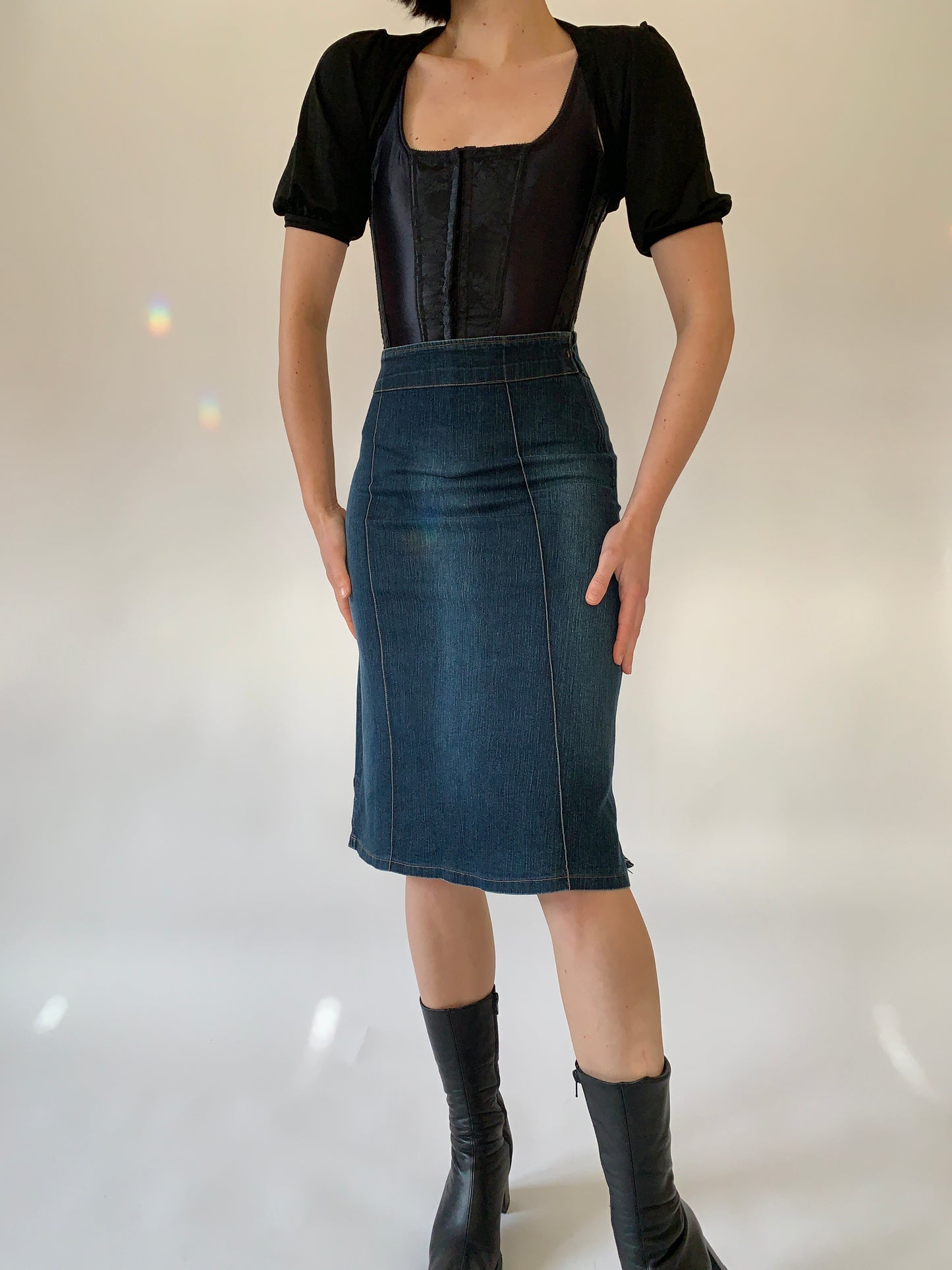 Y2K Denim Midi - Small