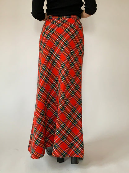 Vintage 1970s Maxi Skirt - Small
