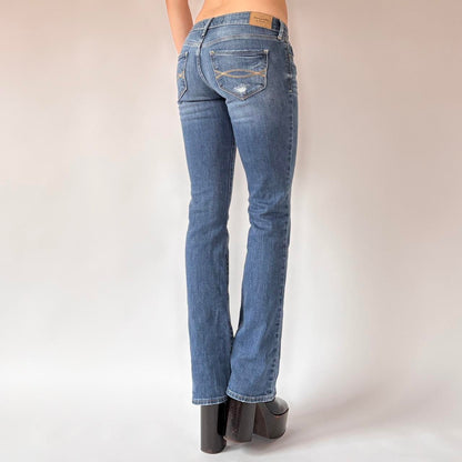 Abercrombie & Fitch Low Rise Jeans (XXS)