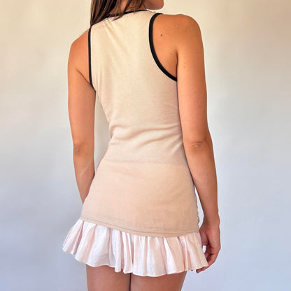 Y2K Sequin Tiger Tank (XS/S)