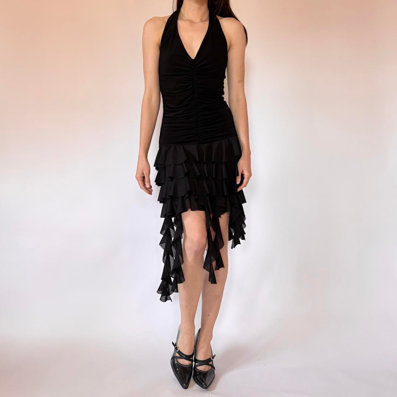 Y2K Noir Jellyfish Dress (M)