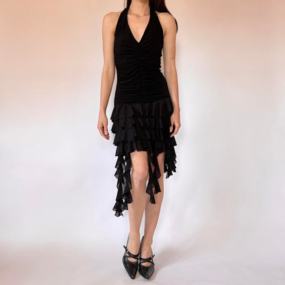 Y2K Noir Jellyfish Dress (M)