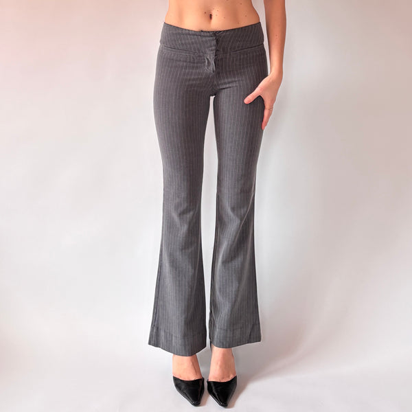 Y2K Pinstripe Flares (XXS/XS)