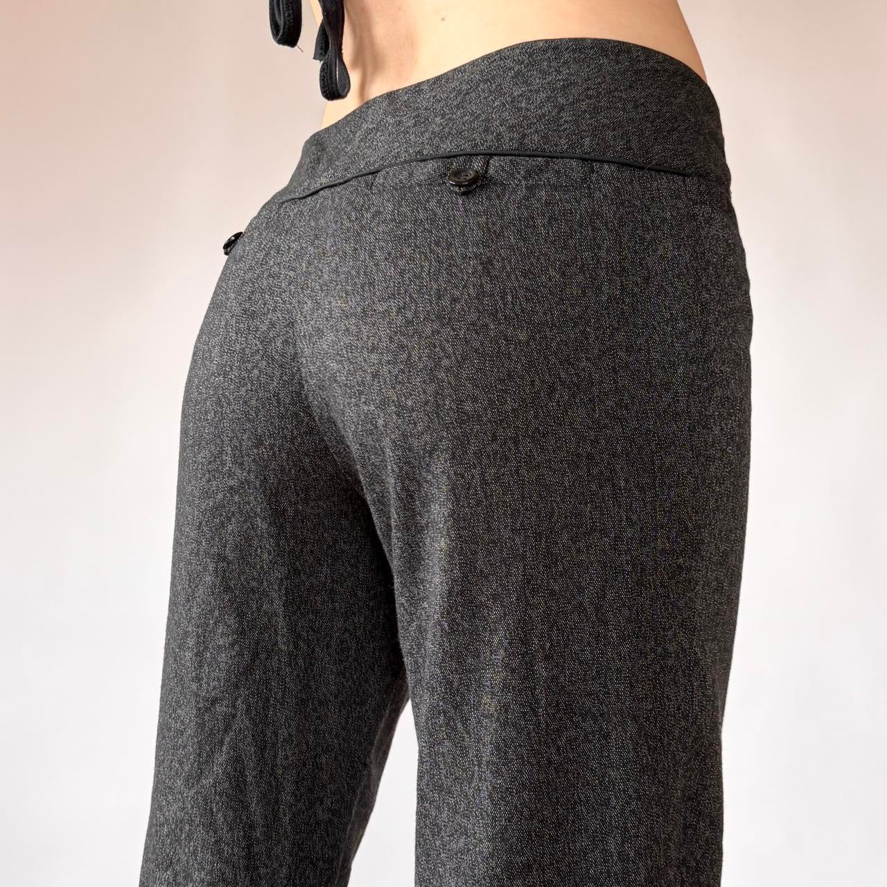 Y2K Gray Low Rise Flares (S)