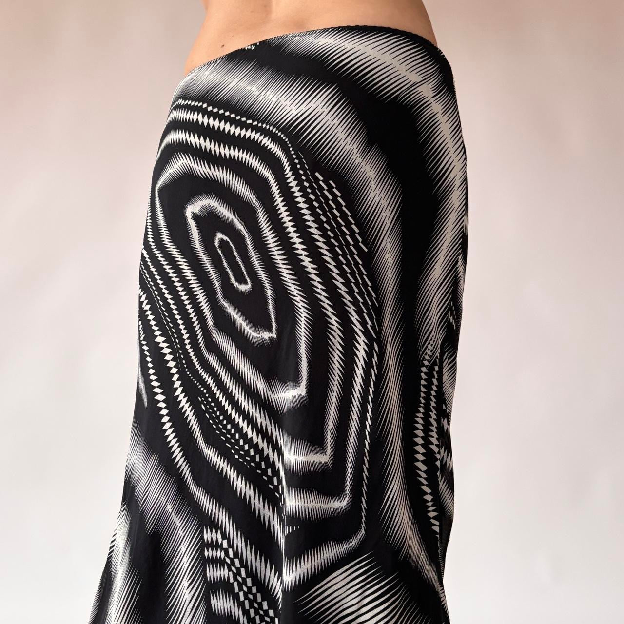 2000s Trippy Maxi Skirt (XS/S)