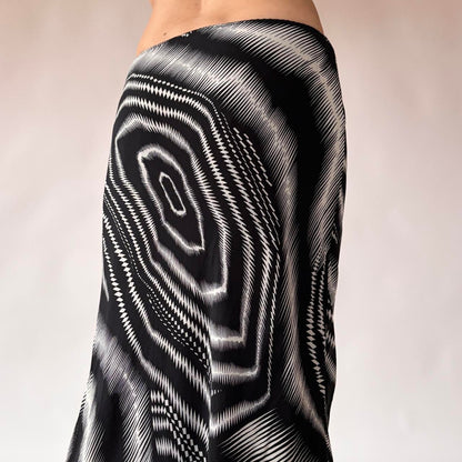 2000s Trippy Maxi Skirt (XS/S)