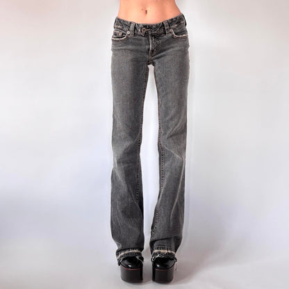 Y2K Low Rise Bootcut Jeans (XS/S)