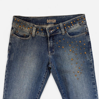 Y2K Studded Bongo Jeans (S)