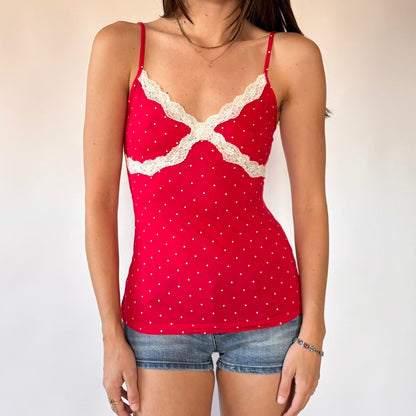 Red Polka Dot Cami (S)