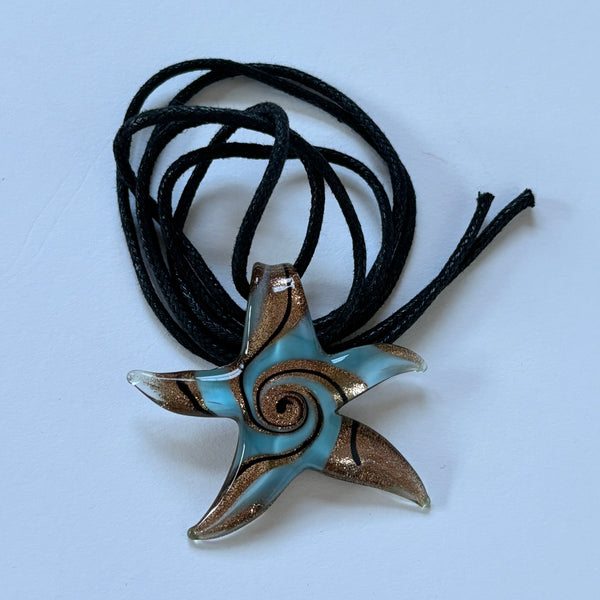 Glass Sea Star Necklace
