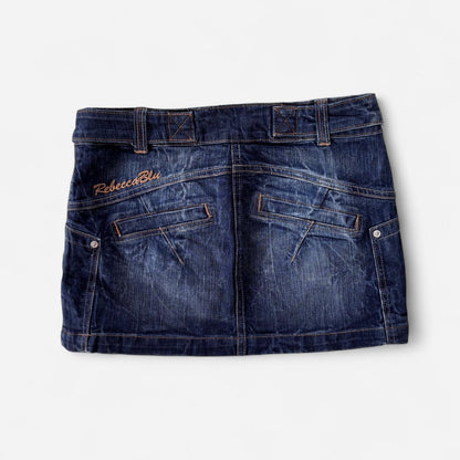 Rebecca Blu Denim Mini Skirt (S)