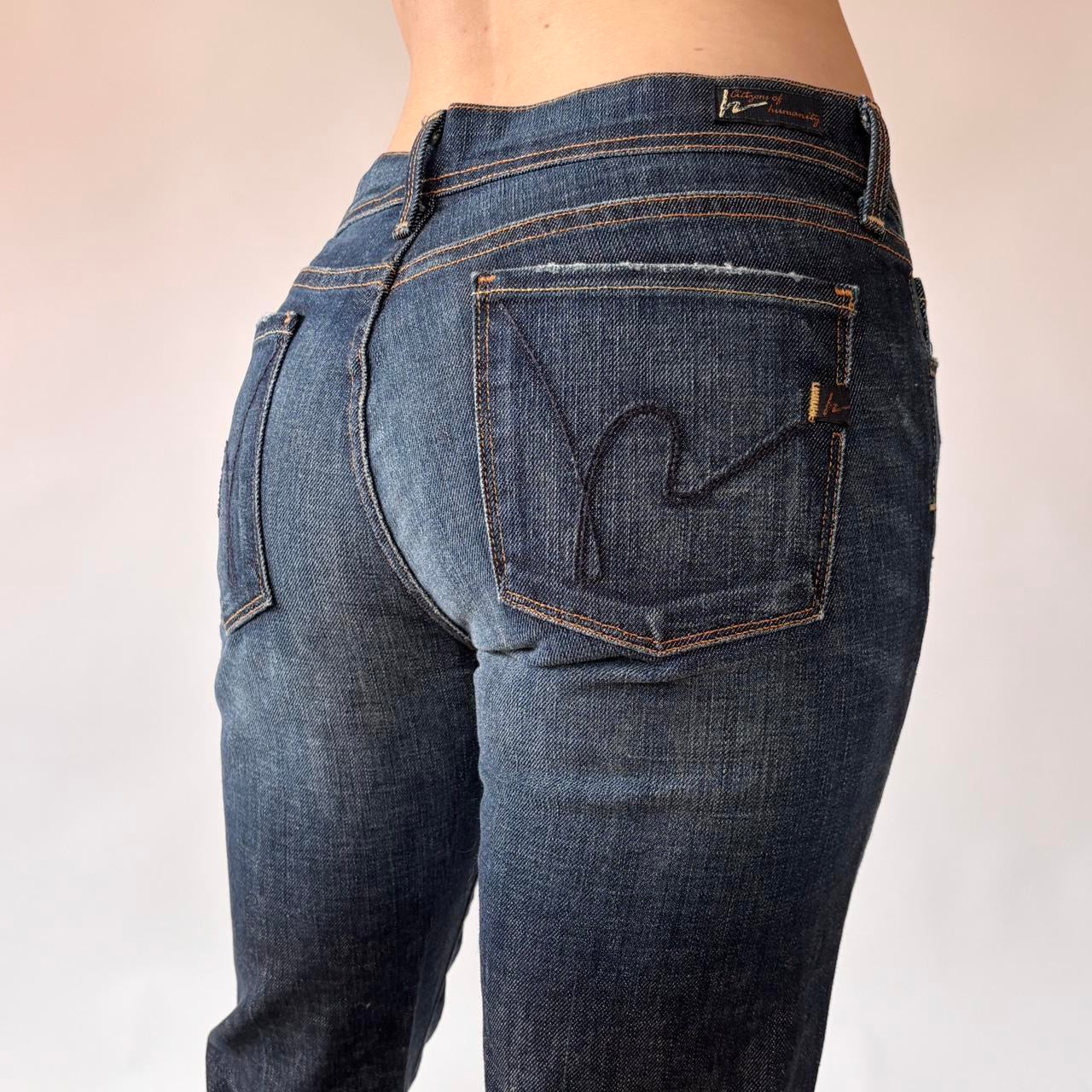 2000s Low Rise Flare Jeans (XS/S)