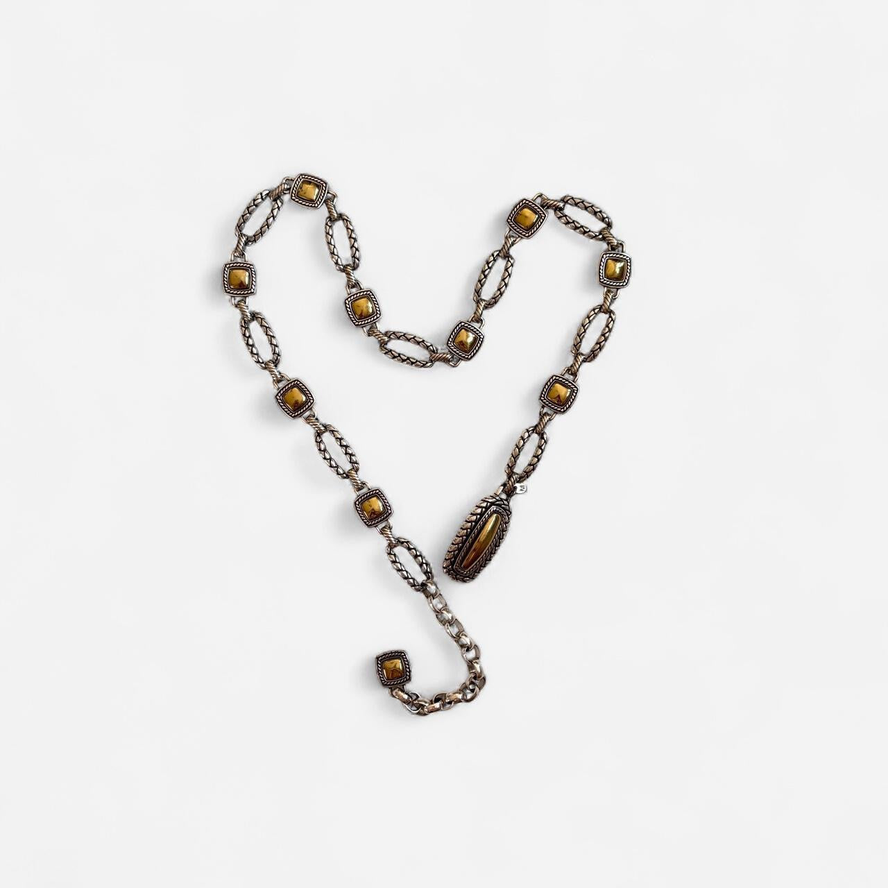 90s Mixed Metal Chain Belt