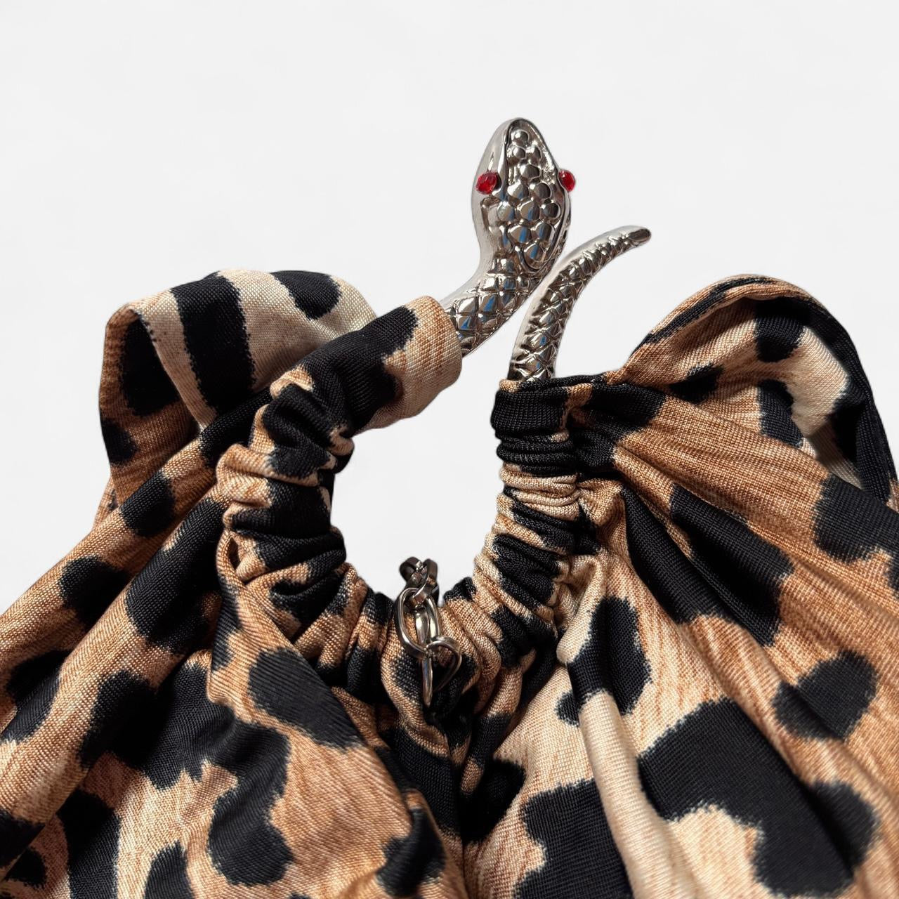 Glam Leopard Halter Top (M/L)