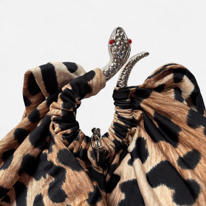 Glam Leopard Halter Top (M/L)