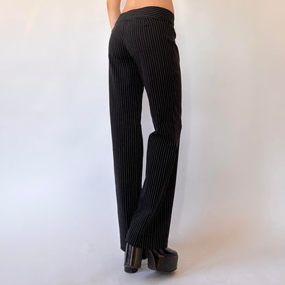 Y2K Pinstripe Flares (S)