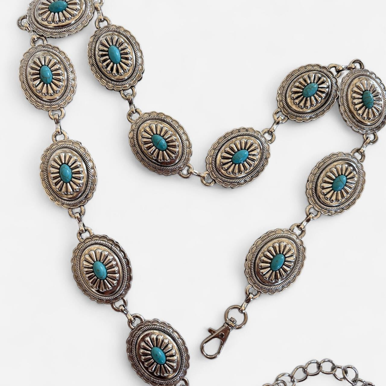 Western Concho Chain Belt