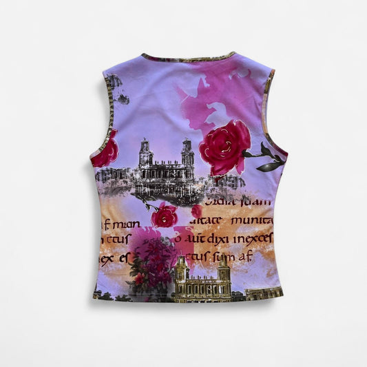 Y2K Cityscape Top (M/L)