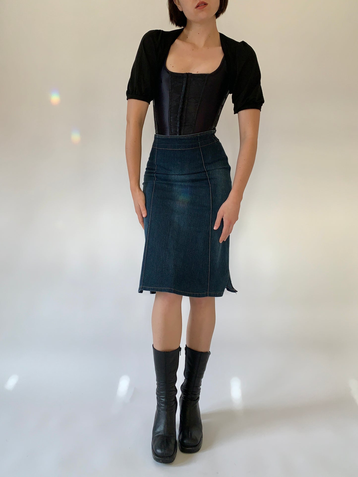 Y2K Denim Midi - Small